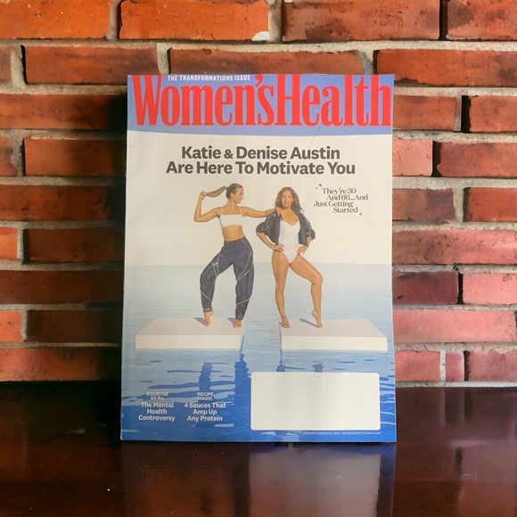 Womens Health Magazine January February 2024 Denise and Katie Austin Motivate - Picture 2 of 5